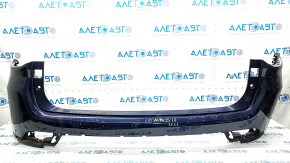 Rear bumper bare upper part Jeep Compass 17- blue, scratches