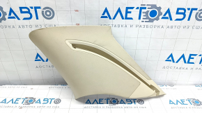 Rear pillar trim behind the right window VW Touareg 11-17 beige, for dry cleaning, broken mount