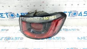 Light outer wing right Jeep Compass 17-18 halogen, scratch