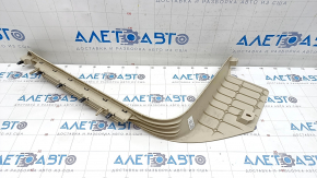 Front right threshold pad VW Touareg 11-17 beige, with insert, worn