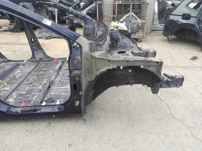 Front right quarter Lexus RX350 RX450h 16-19 on the body, blue