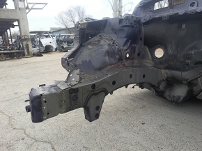 Front right quarter Lexus RX350 RX450h 16-19 on the body, blue