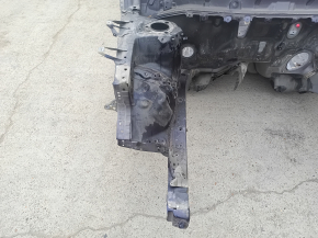 Front right quarter Lexus RX350 RX450h 16-19 on the body, blue