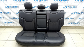 Rear row of seats 2nd row Jeep Compass 17 - combined, leather + cloth, black