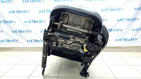 Driver's seat Jeep Compass 17- with airbag, electric, combined, leather + cloth, black, broken pad mount
