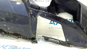 Front bumper lip VW Touareg 11-14 cracked, dented