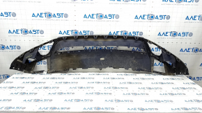 Front bumper lip VW Touareg 11-14 cracked, dented