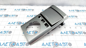 Overlay on the center console cup holder Infiniti FX35 FX45 03-08 gray, pokes, scratches