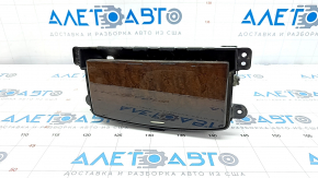 Cup holders Infiniti JX35 QX60 13- under brown wood, cracked varnish