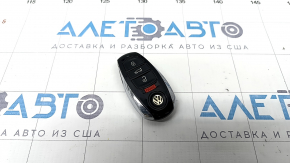 Key smart VW Touareg 11-17 4 buttons, worn, scratches