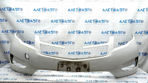 Front bumper bare Chevrolet Volt 11-15 white, scratches