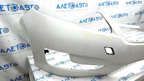Front bumper bare Chevrolet Volt 11-15 white, scratches
