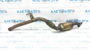 Intake pipe with catalytic converter rear VW Touareg 11-17 3.6 mesh torn
