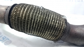 Intake pipe with catalytic converter rear VW Touareg 11-17 3.6 mesh torn