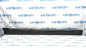 Right threshold Chevrolet Volt 11-15 with seal, structure, dented, scratches, dented fasteners
