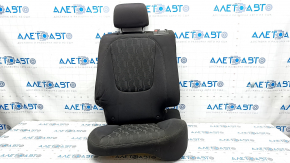 Rear row of seats 2nd row left Chevrolet Volt 11-15 cloth, black, dry cleanable