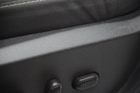 Driver's seat Ford Escape MK3 13-19 without airbag, electric, cloth black-gray, scratch