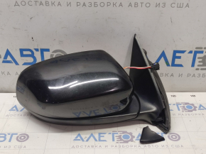 Right side mirror complete Jeep Cherokee KL 14-18 3 pins, black, broken housing