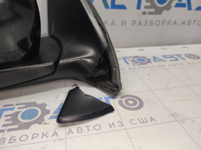 Right side mirror complete Jeep Cherokee KL 14-18 3 pins, black, broken housing