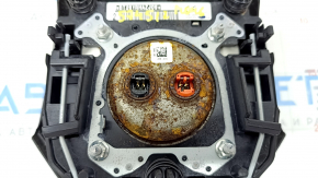 Airbag in the steering wheel driver's Mitsubishi Outlander 16-21 rest, chrome is used, rusty pyropatron