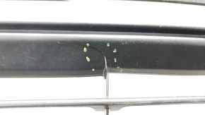 Front bumper bare Mitsubishi Outlander 16-21 rest white W13, scratches, cracked
