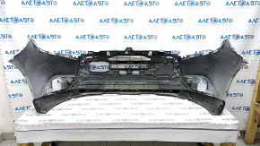Front bumper bare Mitsubishi Outlander 16-21 rest white W13, scratches, cracked