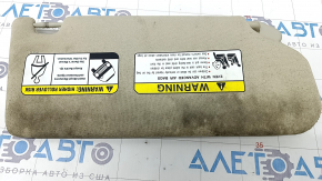 Left visor Mitsubishi Outlander 14-21 beige, with backlight, without hook, for dry cleaning