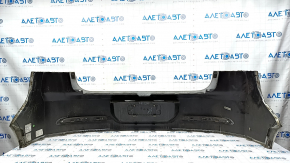 Rear bumper bare Chevrolet Volt 11-15 white, crack, broken fasteners, in paint, scratches