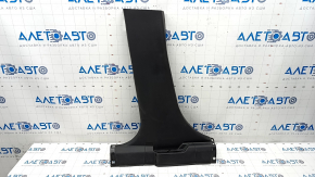 Center pillar trim lower left Mitsubishi Outlander 14-21 black, scratches