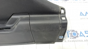 Center pillar trim lower left Mitsubishi Outlander 14-21 black, scratches