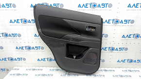 Door trim card rear left Mitsubishi Outlander 14-21 black cloth, scratches