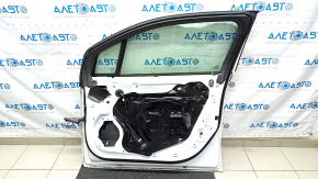 Door assembly front right Chevrolet Volt 11-15 white GAZ, keyless, chips on the handle