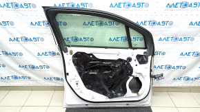 Door assembly front left Chevrolet Volt 11-15 white GAZ, keyless, bumps, scratches