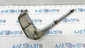 Front bumper molding chrome center left Mitsubishi Outlander 16-21 rest, cracked, broken, pokes
