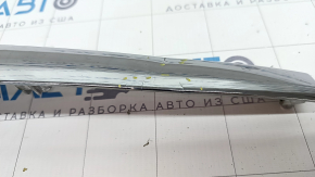 Front bumper molding chrome center left Mitsubishi Outlander 16-21 rest, cracked, broken, pokes