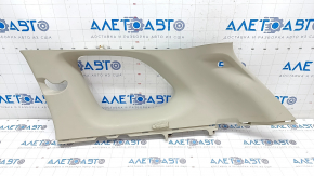 Rear pillar trim right Mitsubishi Outlander 14-21 beige, scratches, plastic turned white