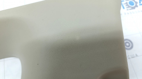 Rear pillar trim left Mitsubishi Outlander 14-21 beige, plastic turned white, scratches, broken ribs