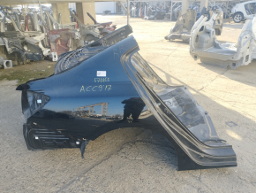 Quarter wing rear right Honda Accord 13-17 on the body, black, pokes