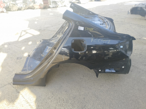 Quarter wing rear left Honda Accord 13-17 on the body, black, pokes