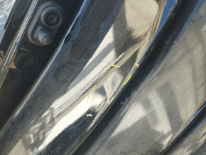 Quarter wing rear left Honda Accord 13-17 on the body, black, pokes