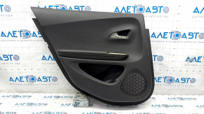 Door trim card rear left Chevrolet Volt 11-15 black, armrest rubber black, scratches