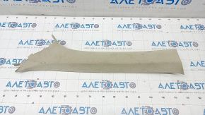 Front pillar trim upper left Mitsubishi Outlander 16-21 beige fabric, dry cleanable