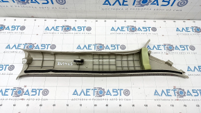 Front pillar trim upper left Mitsubishi Outlander 16-21 beige fabric, dry cleanable