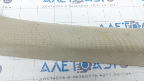 Front pillar trim upper left Mitsubishi Outlander 16-21 beige fabric, dry cleanable