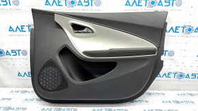 Door trim card front right Chevrolet Volt 11-15 black with gray insert, scratches, broken fastening