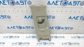 Center pillar trim upper belt left Mitsubishi Outlander 14-21 beige, plastic turned white