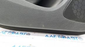 Door trim card front left Chevrolet Volt 11-15 black with gray insert, scratches, broken fastener