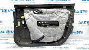Door trim card front left Chevrolet Volt 11-15 black with gray insert, scratches, broken fastener