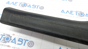 Door sill trim front left Mitsubishi Outlander 14-21 black, worn
