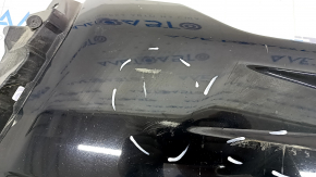 Front bumper trim center Mitsubishi Outlander 16-21 rest scratches, bumps, broken mount